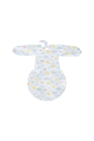 Sevi Bebe 264 5'li Kullan At Kollu Mama Sandalyesi Önlüğü Beyaz