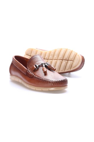 Fast Step Hakiki Deri Erkek Casual Ayakkabı 628maf61 Taba