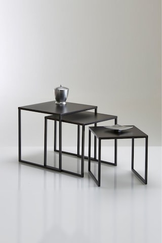 Dekoratif 3'lü Set Metal Zigon Sehpa Diğer