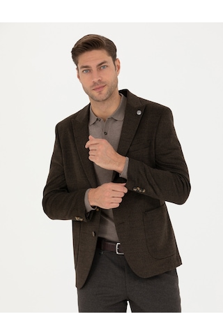 Pierre Cardin Erkek Kahverengi Ceket 50257488-vr029 Kahverengi