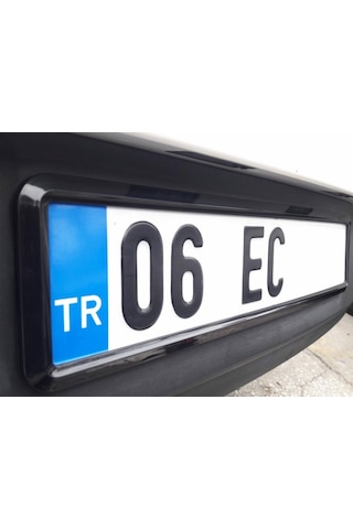 2 Adet Piyano Black Plakalık. Piano Black Licanse Plate Frame 308742391