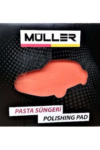 Muller Turuncu Oto Pasta Süngeri 150mm