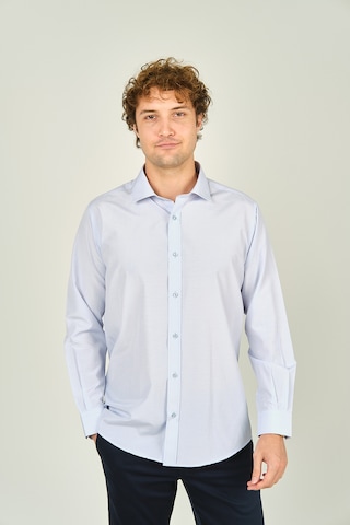Figs Erkek Slim Fit Uzun Kollu Pamuklu Gömlek 0017 Açık Mavi Açık Mavi