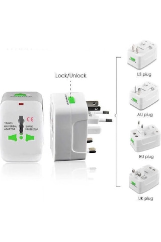 Üniversal Seyahat Adaptörü Multifunction Travel Plug Adapter