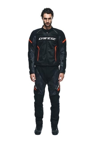Dainese Air Frame 3 Fluo Motosiklet Mont Kırmızı - Siyah