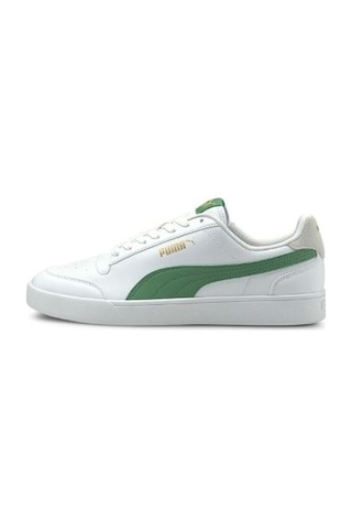 Puma Shuffle - Erkek Beyaz Yeşil Spor Ayakkabı 30966813 E-421 Beyaz