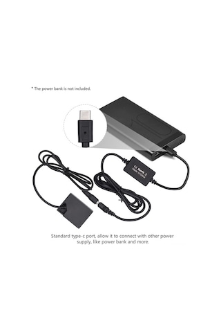 Pazly Fujifilm Usb Type-c Şarj Kablosu Ve Np-w126 Adaptör