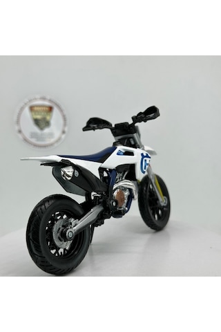 Husqvarna Fs 450 1:18 Diecast Model Motosiklet Detaylı Metal Maketna