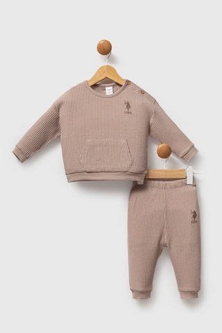 U.S. Polo Assn. U.s. Polo Assn Erkek Bebek Kahverengi Takım Kahverengi