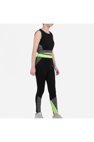 Slazenger DESI IN Kız Çocuk Tayt Takım Siyah