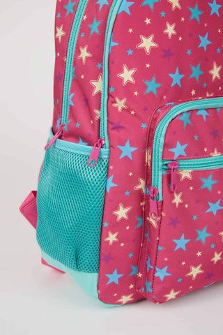 Defacto Kız Çocuk Baskılı Okul Sırt Çantası C5905A8NSKR1 Çok Renkli