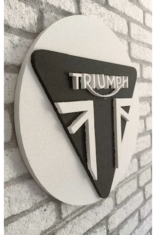 Trıumph Araba Logo 50x50 Trıumph Araba Logosu 3d Trıumph Logo Strafor Logo Trıumph
