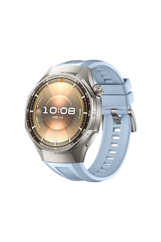 Huawei Watch Gt6 Pro 46mm İle Tam Uyumlu Kordon Metal Tokalı Yumuşak Silikon Kordon Kayış