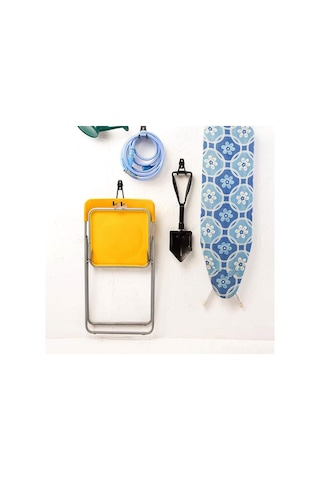 Wezone Dayanıklı Çelik Garaj Askılığı - Bisiklet, Merdiven Ve Bahçe Ekipmanları İçin Duvar Siyah