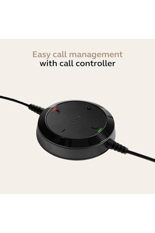 Evolve 20 Stereo Kulaklık Microsoft Sertifikalı Kulaklıklar Voıp Softphone İçin Pasif Gürültü Önleyici Usb C Kontrollü Siyah