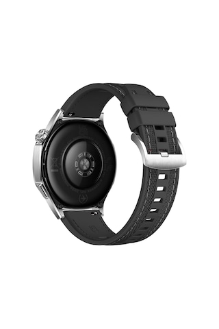 Sneezy Samsung Galaxy Uyumlu Watch 7 44mm 40mm Metal Tokalı Dikiş Detaylı Şık Dokuma Silikon Kordon