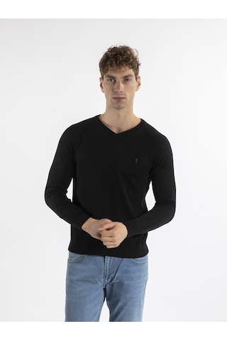 Trussardi Trussardı Erkek Kazak TRRD003637 Siyah