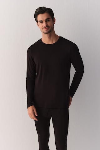 Suwen Warming Men Uzun Kollu T-shirt Sw0004607s012 Siyah