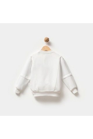 Overdo Kids Kız Çocuk 5-8 Yaş Taş Basklı Sweat Çok Renkli