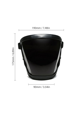 Symbee Kablo Isıgı Korumalı Welder Maskesi - 120 C Isı Dayanımı, Nemlendirici Yastık, Ağırlık:193g, Siyah Kare-siyah Cam