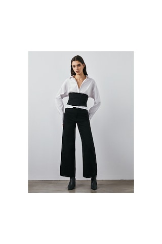 LTB Danelle Hıgh Rıse Cropped Wıde Pantolon Siyah