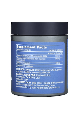 Prohealth Longevity Nmn Pro Complete Trans Resveratrol & Tmg Cellular Health 75 Servis Aromasız