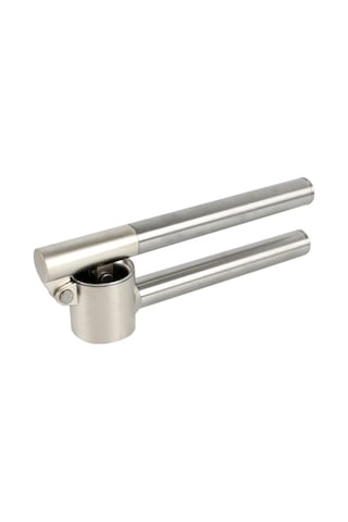 Sarımsak Presi Premium 304 Paslanmaz Çelik Kıyma Makinesi Kırıcı Doğrayıcı Gümüş