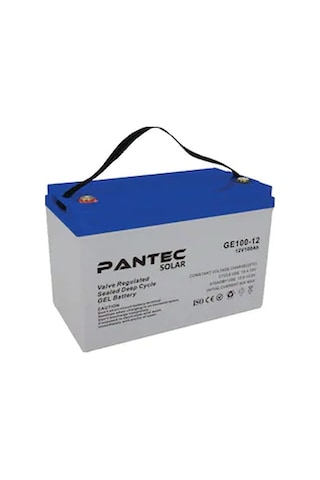 Pantec 100 Amper Solar Jel Akü Derin Döngü