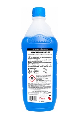 Kımıcar Antifrizli Cam Suyu -30 C Konsantre 1l