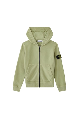 Stone Island Çocuklar Için Logo Baskılı Sweatshirt Bej