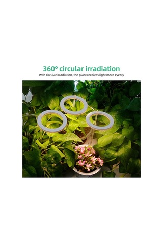 Reedark İç Mekan Bitki Büyütme Işıkları 3 Kafa 6.2 W Güneş Işığı