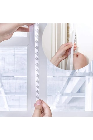 4 Metre Şeffaf Rüzgar Geçirmez Silikon Sızdırmazlık Şeridi Kapı Pencere Rüzgar Sızdırmaz Bant