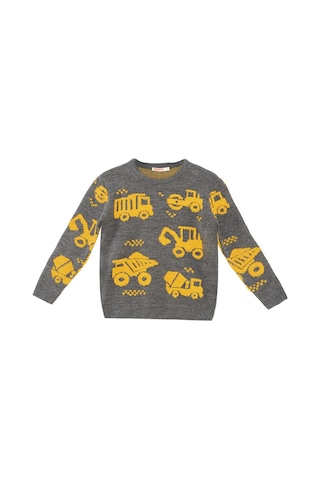 Denokids İnşaat Araçları Erkek Çocuk Kazak