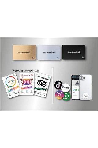 Business Touch Dijital Kartvizit Black Edition