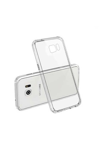 Galaxy Uyumlu S7 Şeffaf Süper Silikon Kılıf