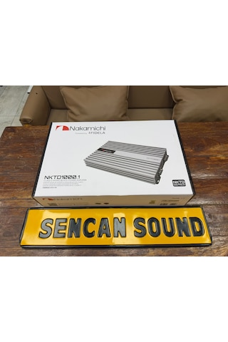 Nakamichi Nktd 1000.1 Mono Block 1000rms Bas Kontrollu Japon Sencan Sound