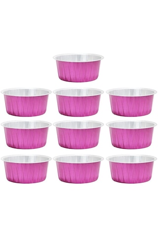 Suntek 10 Adet Yuvarlak Alüminyum Folyo Balmumu Fasulye Eritme