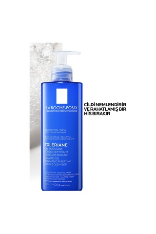 La Roche Posay Toleriane Hassas Ciltler Dahil Tüm Ciltler İçin Temizleme Jeli 400 Ml