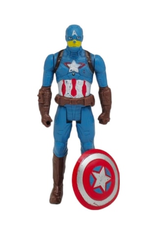 Ethem Oyuncak 5'li Süper Kahramanlar Pvc Oyun Seti 2156-p5, Hulk Ironman Captain America Spiderman Batman