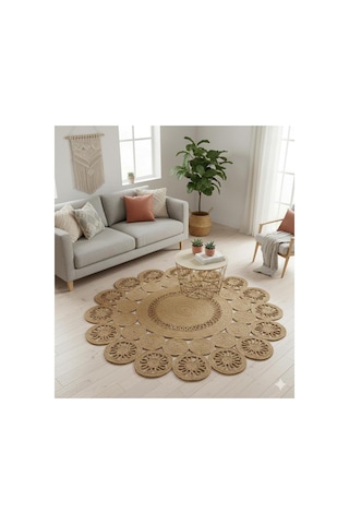 Hasır,jüt, Kilim, Paspas, Mutfak Halısı, Banyo Paspası, Kilim, Halı, Balkon Paspası Kahverengi Kahverengi