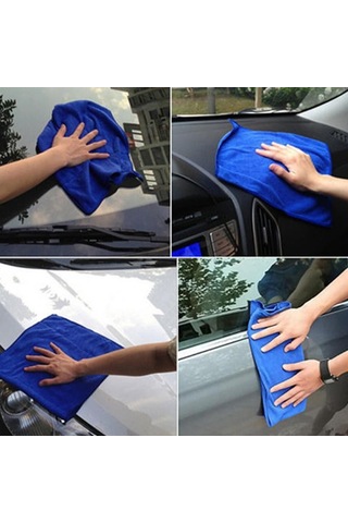 10 Adet Mikrofiber Araba Temizlik Havlusu Otomobil Motosiklet Yıkama Cam Ev Temizlik Küçük Havlu