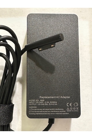 15 Volt 6.33 Amper Microsoft Uyumlu Surface Pro7 Adaptör