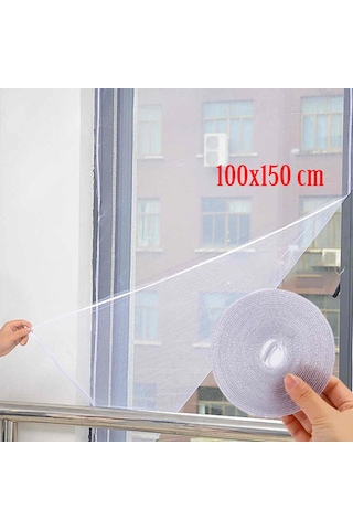 Evmoni Pencere Sinekliği Cırt Bantlı 100 Cm X 150 Cm