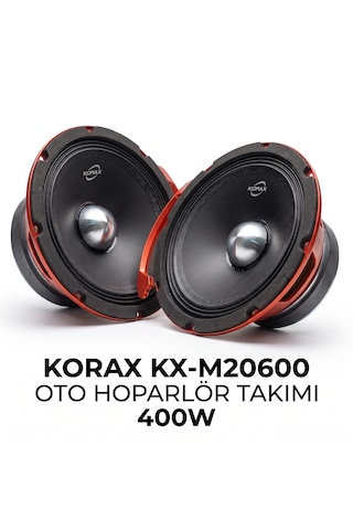 Korax Kx-m20600 Oto Hoparlör Takımı 2 Adet