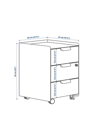 Ikea Trotten Keson, Mavi, 40x56 Cm