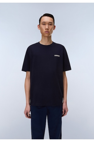 Napapijri S-small Box Ss Erkek T-shirt-31964 Koyu Lacivert