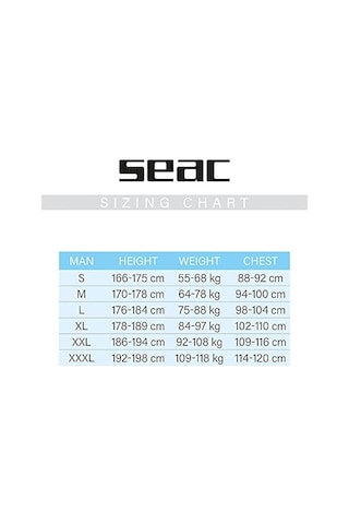 Seac Sub Elbıse Sea Royal Hd 3.5 Mm - L Açık Mavi - Pembe