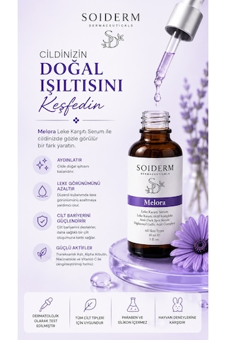 Soiderm Melora Leke Karşıtı Serum