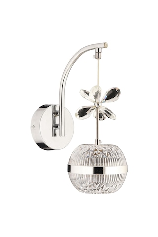 Prenses Krom Ledli Aplik Salon Mutfak Oda Oturma Odası Hol Ledli Aplik Sb-ld-704 Krom