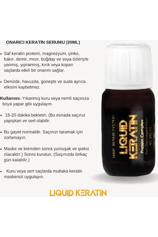 Saç Botoksu Plus - Yanmış Yıpranmış Saçlara Kökten Uca Keratin Bakım Seti